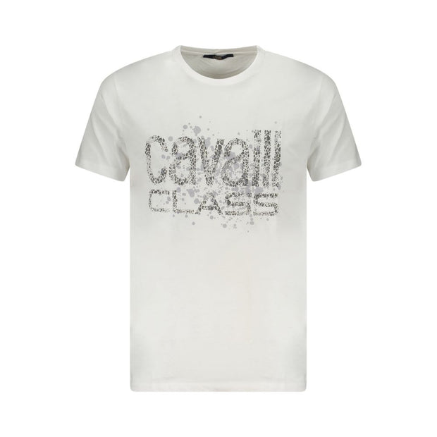 White Cotton Men T-Shirt