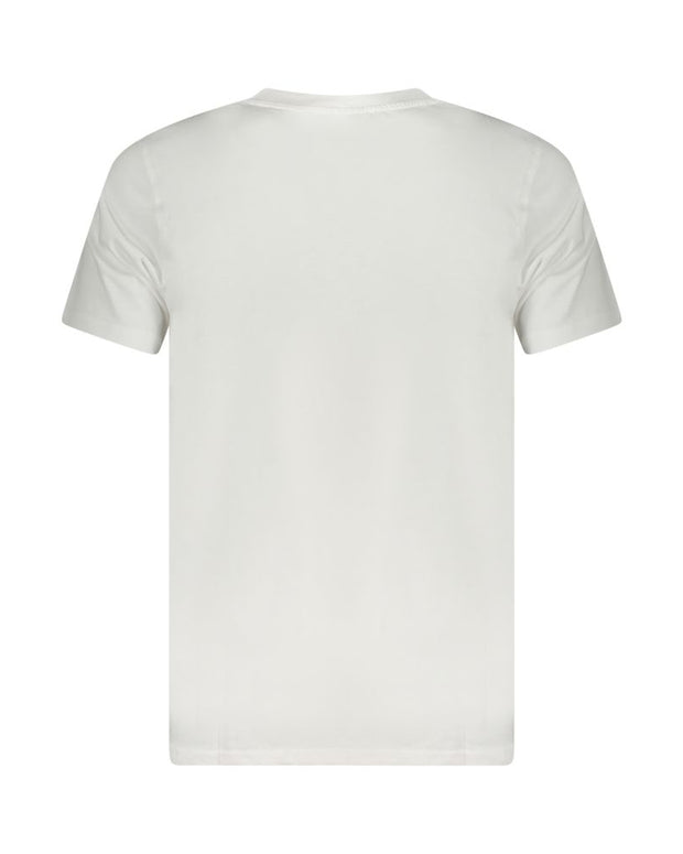 White Cotton Men T-Shirt