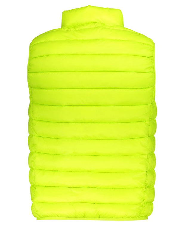 Sleek Sleeveless Green Polyamide Jacket