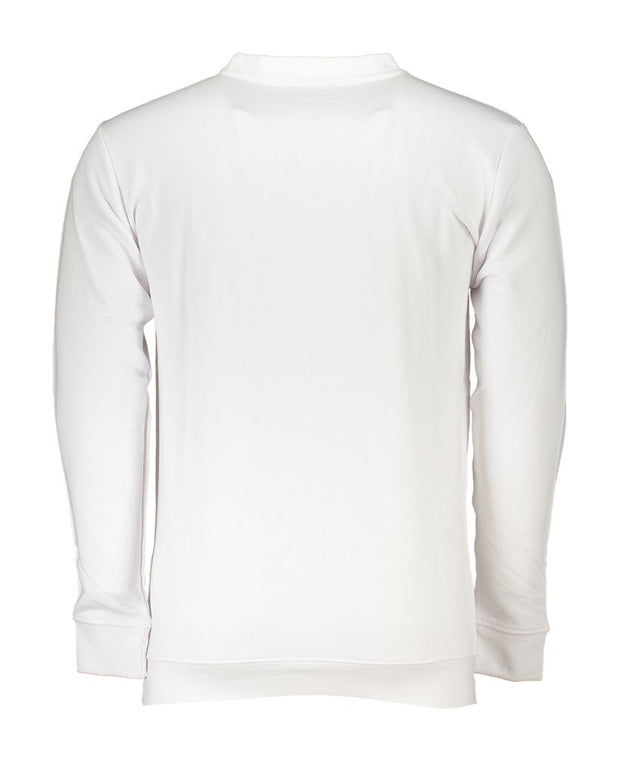White Cotton Men Sweater