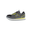 Brown Polyester Men Sneaker
