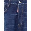 Blue Cotton Relaxed Fit Jeans