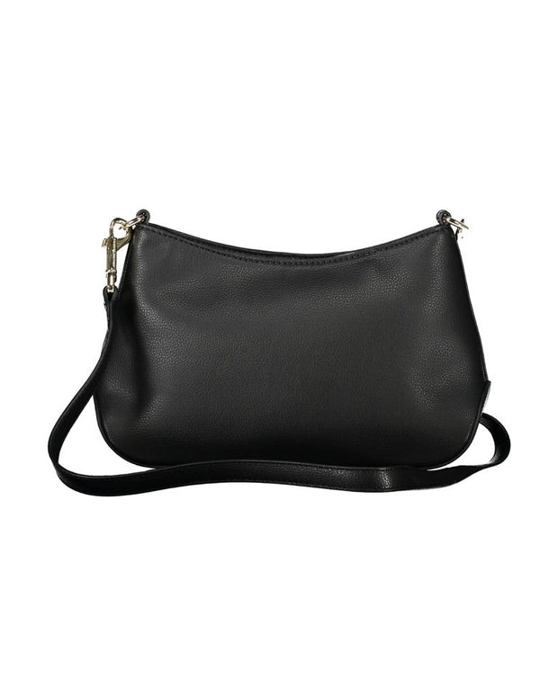 Black Polyester Handbag