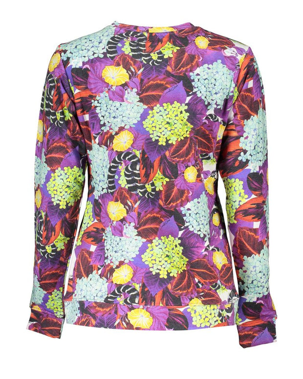 Purple Cotton Women Sweater