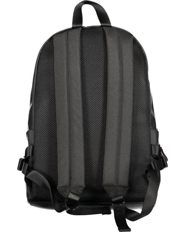 Black Polyester Backpack
