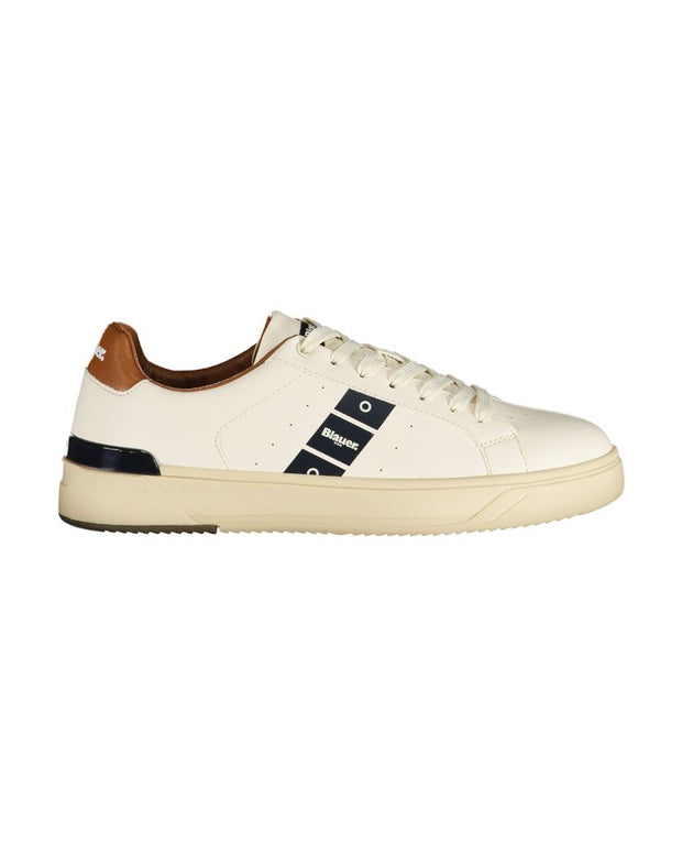 White Leather Men Sneaker