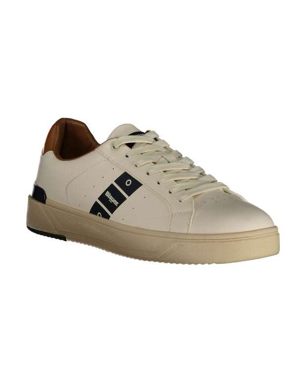 White Leather Men Sneaker
