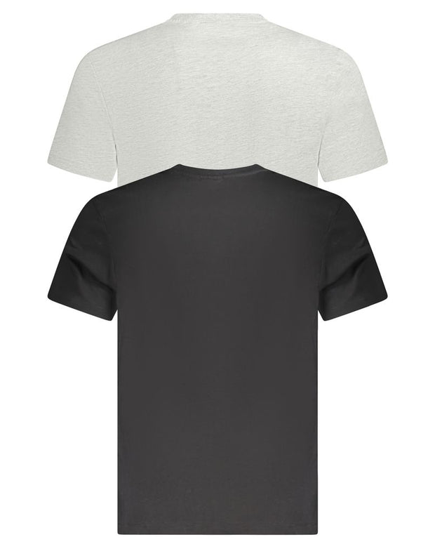Black Cotton Men T-Shirt