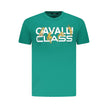 Green Cotton Men T-Shirt