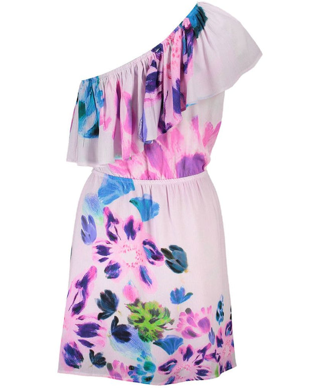 Pink Viscose Women Dress