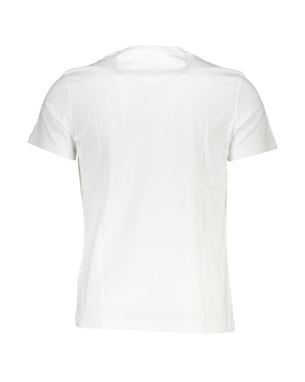 White Cotton Men T-Shirt