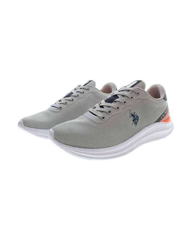 Brown Polyester Men Sneaker