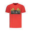 Red Cotton Men T-Shirt