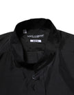 Dark Blue Silk MARTINI Men Formal Dress Shirt