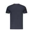 Blue Cotton Men T-Shirt