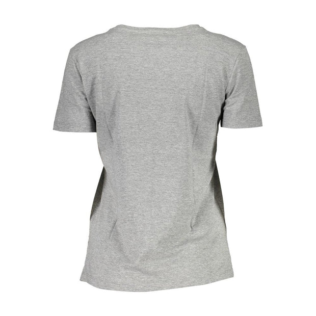 Brown Cotton Women T-Shirt