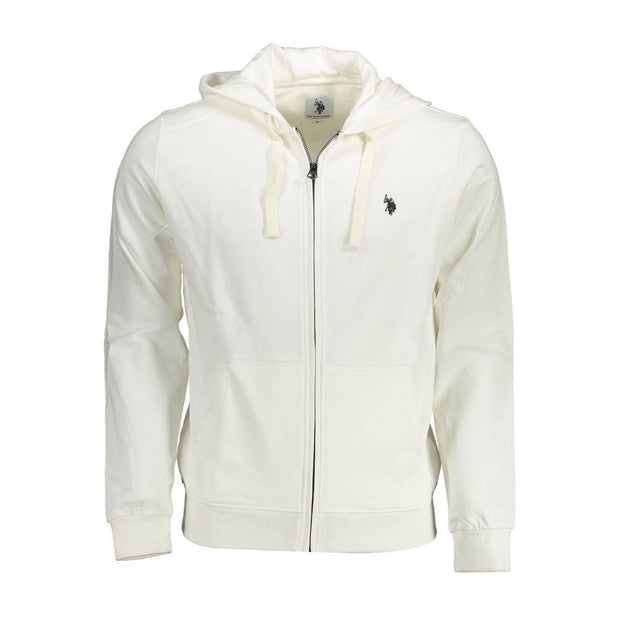 White Cotton Men Sweater