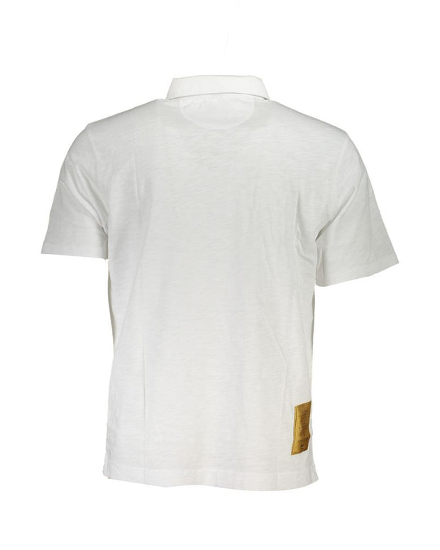 Pristine Cotton Polo with Chic Embroidery