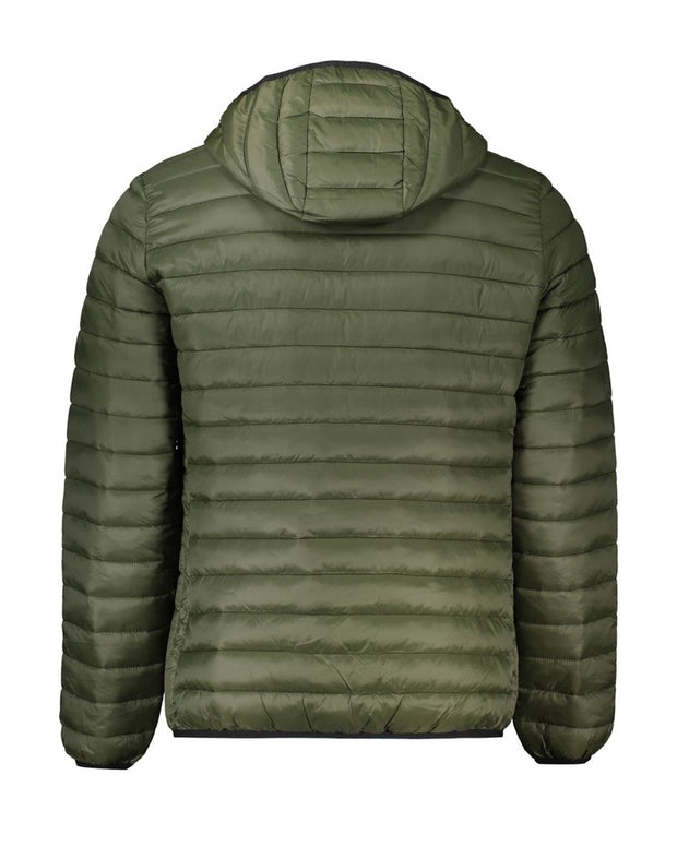 Green Polyamide Men Jacket