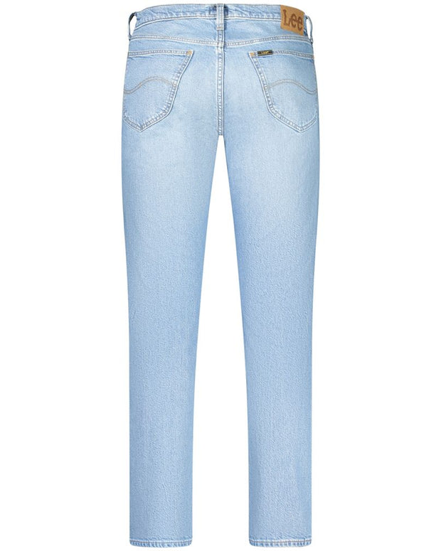 Light Blue Cotton Men Jeans