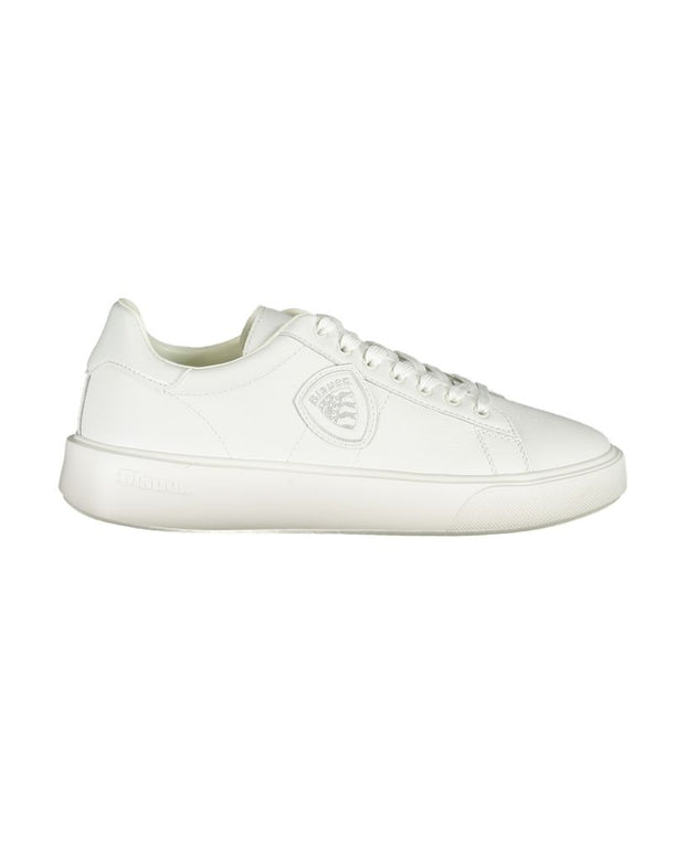 White Leather Men Sneaker