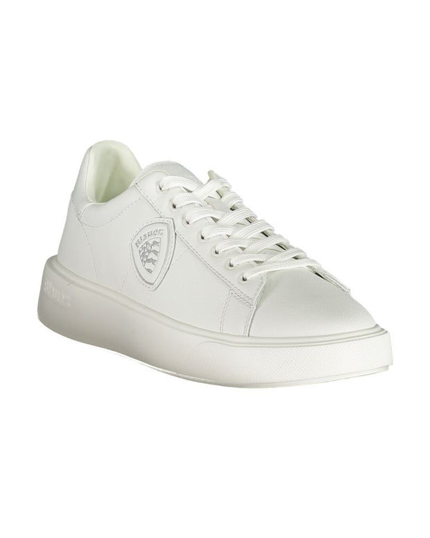 White Leather Men Sneaker