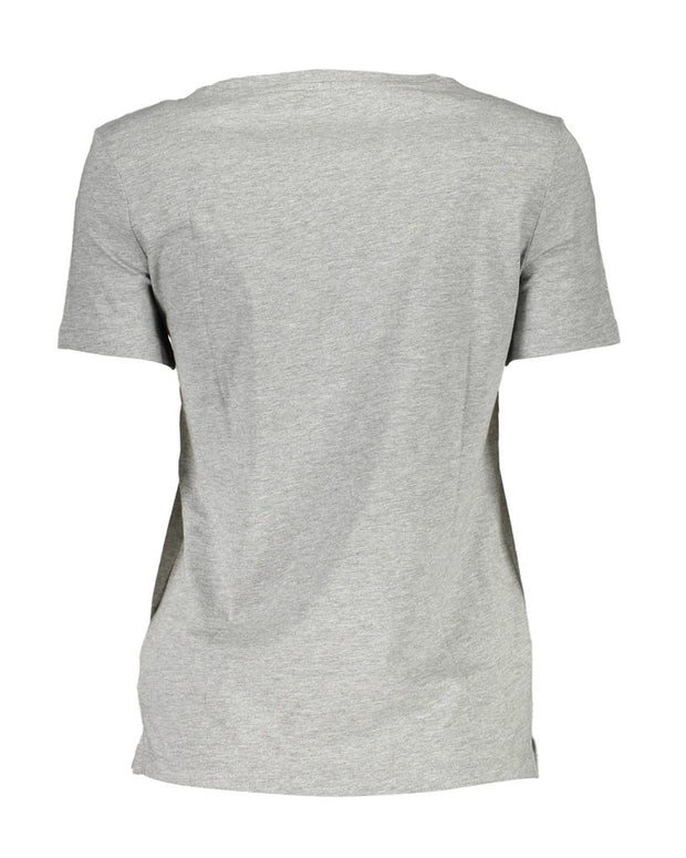 Brown Cotton Women T-Shirt
