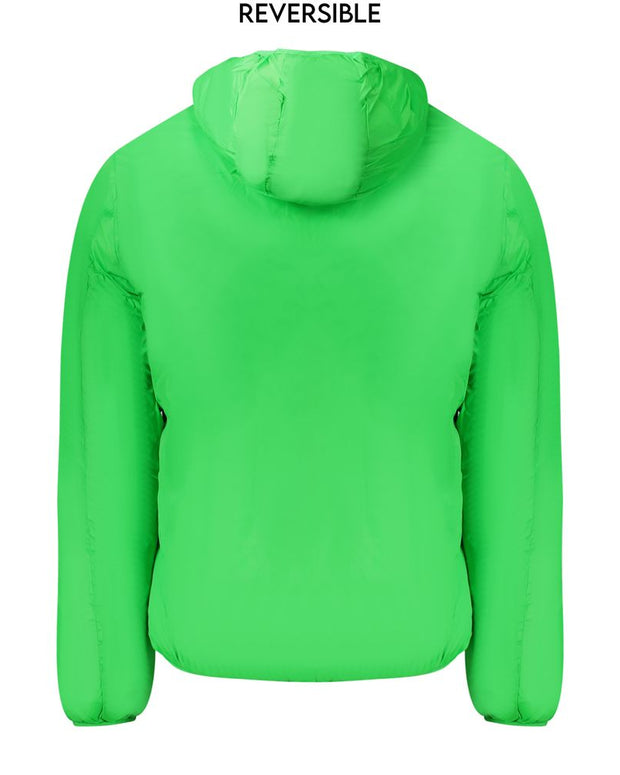 Green Polyamide Men Jacket