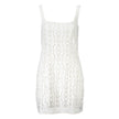 White Polyester Women Dress