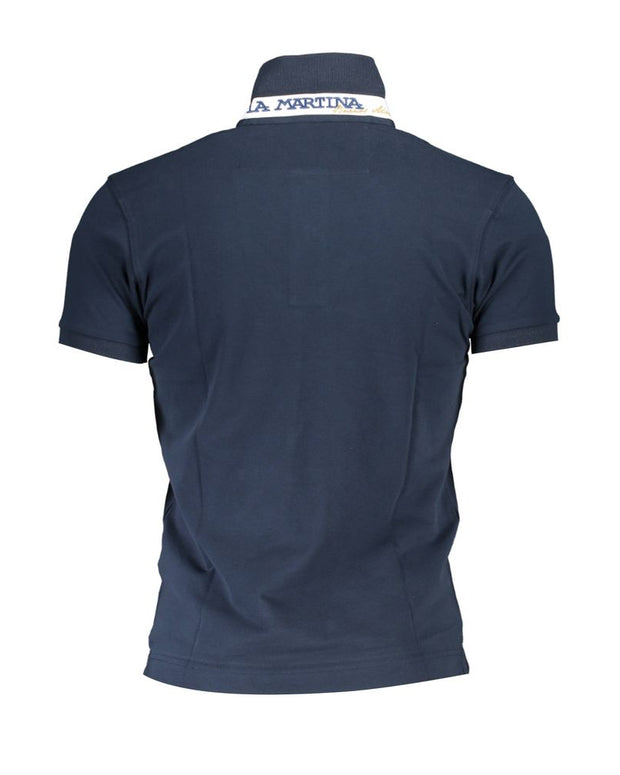 Sleek Slim Fit Polo with Contrast Details