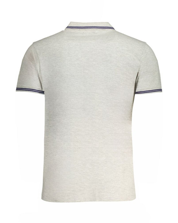Brown Cotton Men Polo Shirt