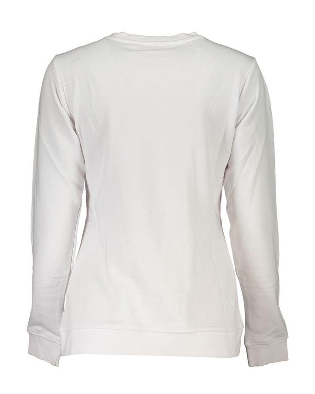 White Cotton Women Sweater