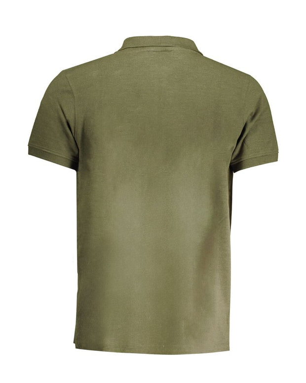Green Cotton Polo Shirt