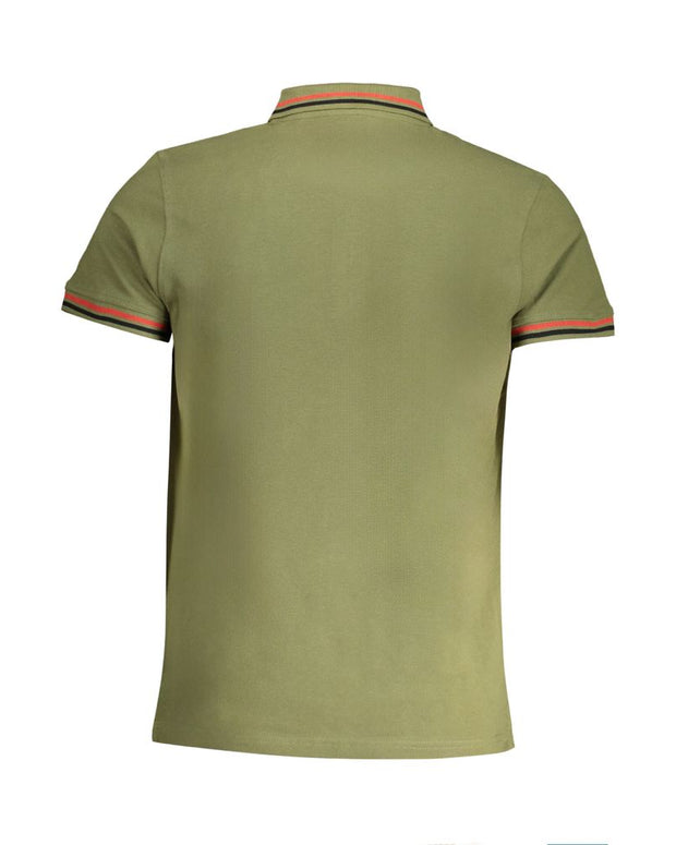 Green Cotton Polo Shirt