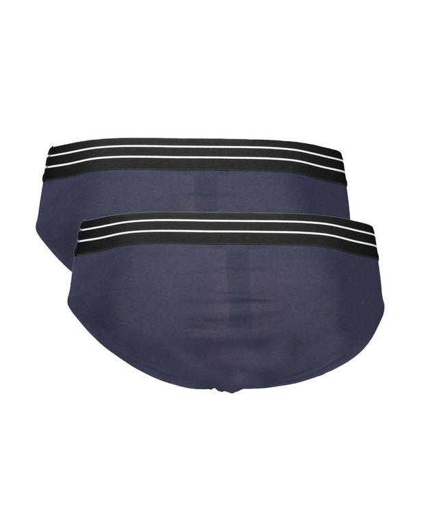 Blue Cotton Men Underwear