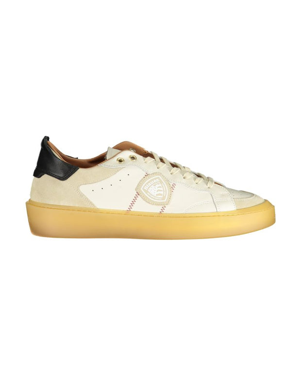White Leather Men Sneaker