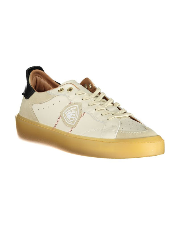 White Leather Men Sneaker