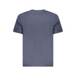 Blue Cotton Men T-Shirt