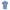 Blue Cotton Men Polo Shirt