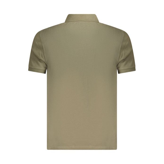 Green Cotton Polo Shirt