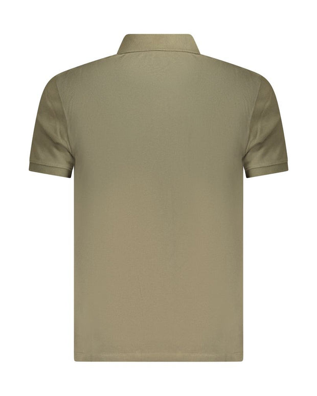 Green Cotton Polo Shirt