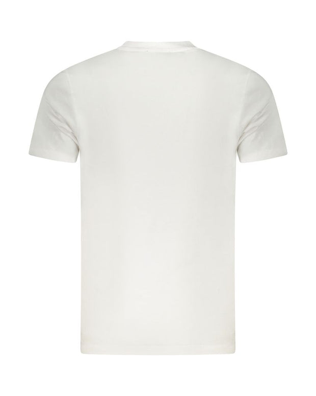 White Cotton Men's T-Shirt