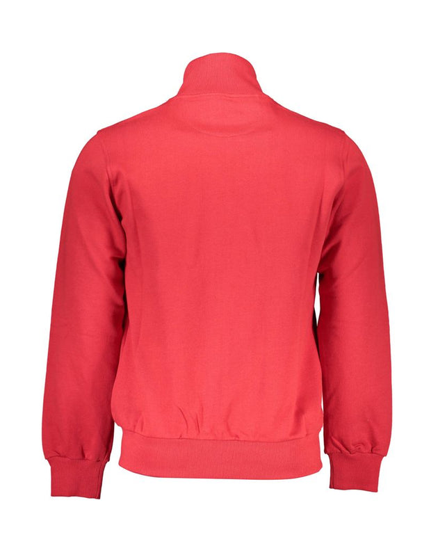 Red Cotton Men's Sweater