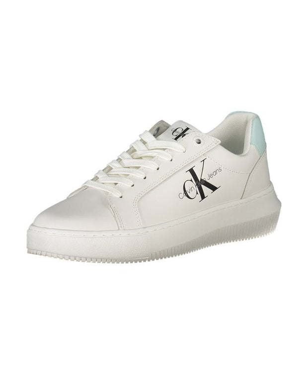 White Recycled Polyester Women Sneaker