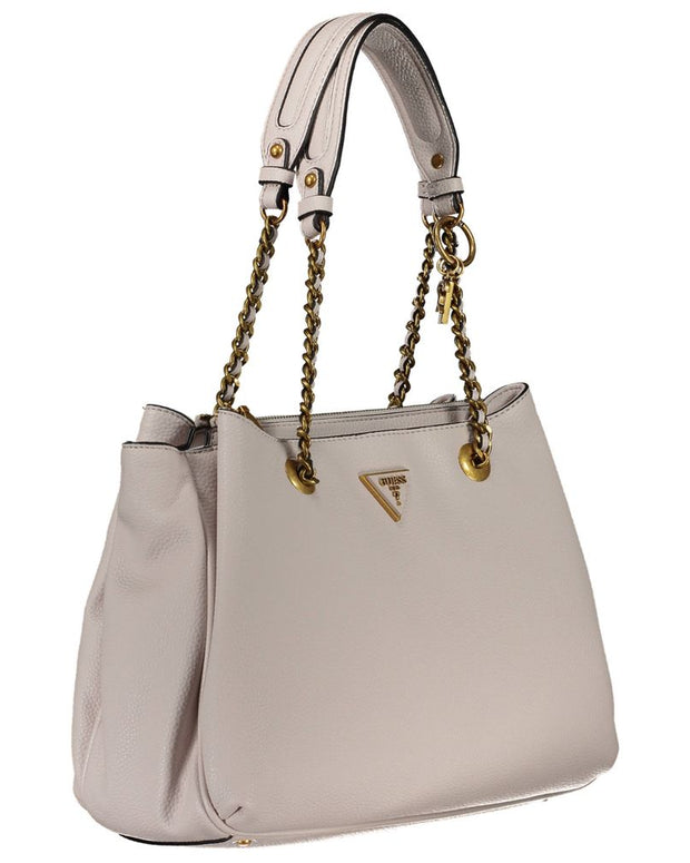 Pink Polyethylene Handbag