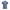 Blue Cotton Men Polo Shirt