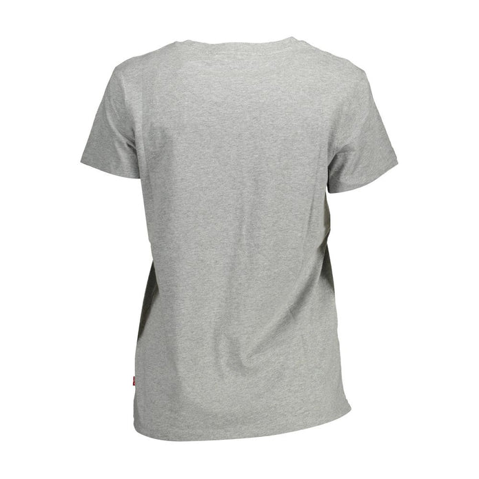 Brown Cotton Women T-Shirt