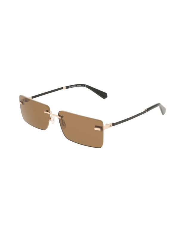 Beige Metal Women Sunglass