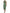 Green Cotton Floral Lace Sheath Midi Dress
