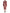 Pink Sequin Statement Nylon Midi V-Neck Dress